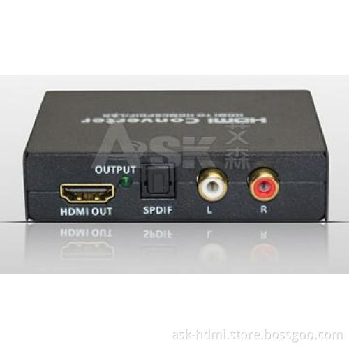 HDMI to HDMI converter, support RL and SPDIF output